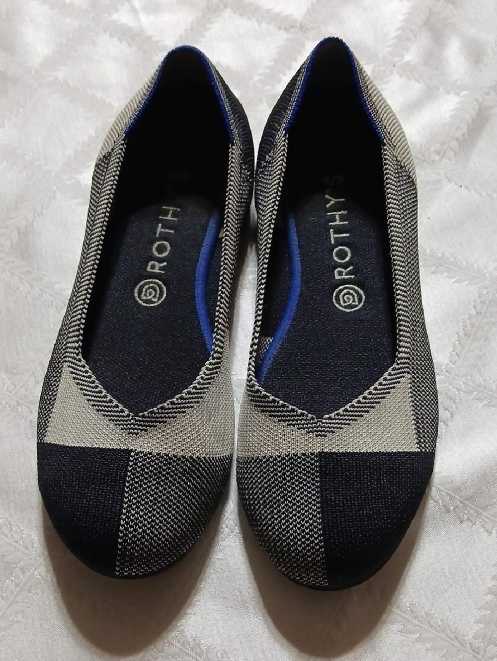 ROTHYS The Loafer Black And Cream Size 10